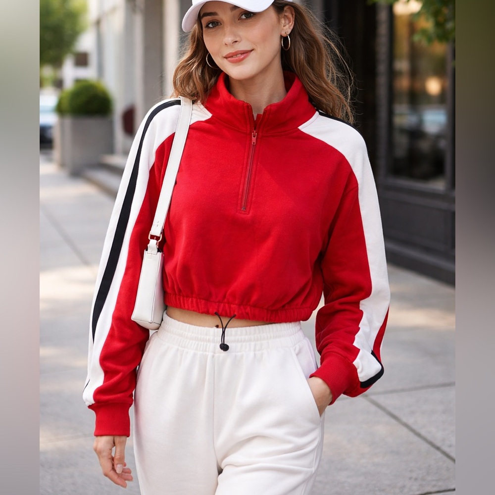 Forever 21 Vibrant Red Top